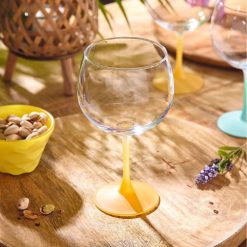 Verres A Cocktail | Luminarc Verre A Pied Jaune 70 Cl Summer Pop