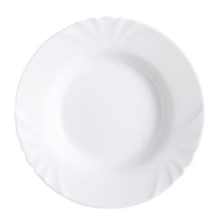 Assiettes | Luminarc Assiette Creuse Blanche 23 Cm Cadix