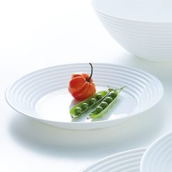 Assiettes | Luminarc Assiette Creuse Blanche 23 Cm Harena