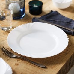 Assiettes | Luminarc Assiette Blanche 27,5 Cm Cadix