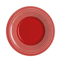 Assiettes | Luminarc Assiette Creuse Rouge 21,5 Cm Factory