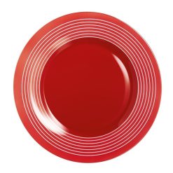 Assiettes | Luminarc Assiette Rouge 25 Cm Factory