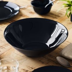 Saladiers Et Plats De Service | Luminarc Saladier Noir 27 Cm Carine