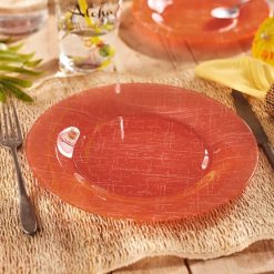 Assiettes | Luminarc Assiette Plate Orange 25 Cm Poppy