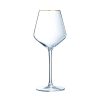 Verres A Vin | Cristal d'Arques Verre A Pied 47 Cl Ultime Bord Or