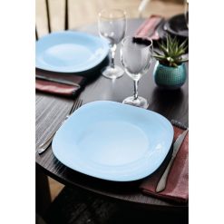 Assiettes | Luminarc Assiette Bleue 29,1 X 27 Cm Carine