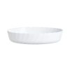 Plats A Four | Luminarc Plat De Cuisson Blanc 31,9 X 24,5 Cm Smart Cuisine Trianon