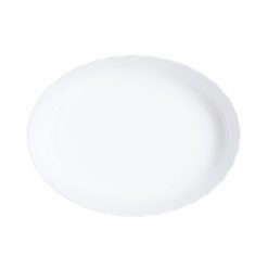 Plats A Four | Luminarc Plat De Cuisson Blanc 31,9 X 24,5 Cm Smart Cuisine Trianon