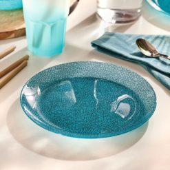 Assiettes | Luminarc Assiette A Dessert Bleue 20,5 Cm Icy