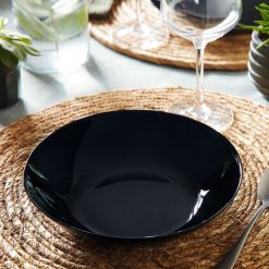 Assiettes | Arcopal Assiette Creuse Noire 20 Cm Zelie