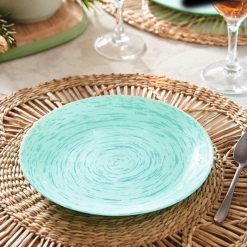 Assiettes | Luminarc Assiette A Dessert Turquoise 19 Cm Stratis