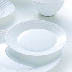 Assiettes | Luminarc Assiette Blanche 19 Cm Harena