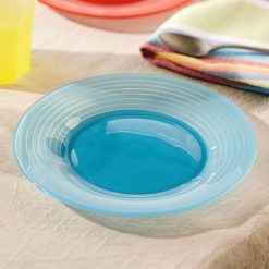 Assiettes | Luminarc Assiette Bleue 19,5 Cm Factory