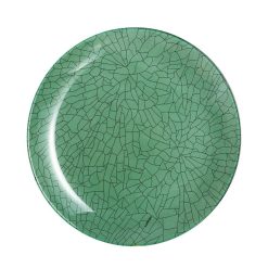 Assiettes | Luminarc Assiette A Dessert Verte 20,5 Cm Mindy