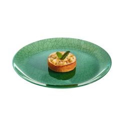 Assiettes | Luminarc Assiette A Dessert Verte 20,5 Cm Mindy