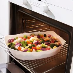 Plats A Four | Luminarc Plat De Cuisson Blanc 34 X 25 Cm Smart Cuisine Wavy