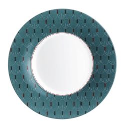 Assiettes | Luminarc Assiette Plate Bleue Decoree 28 Cm Zadig