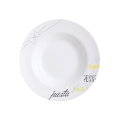 Assiettes | Luminarc Assiette A Pates Blanche Decoree 28,5 Cm Friend'S Time