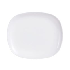 Assiettes | Luminarc Assiette Blanche 28,1 X 23,3 Cm Sweet Line