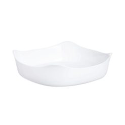 Plats A Four | Luminarc Plat De Cuisson Blanc 26 X 26 Cm Smart Cuisine Carine