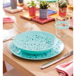 Assiettes | Luminarc Assiette Creuse Turquoise 20 Cm Venezia