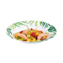 Assiettes | Luminarc Assiette Creuse Blanche Decoree 22 Cm Jungle Fever