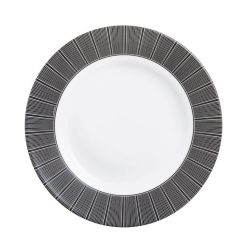 Assiettes | Luminarc Assiette Blanche Aile Noire 19 Cm Astre