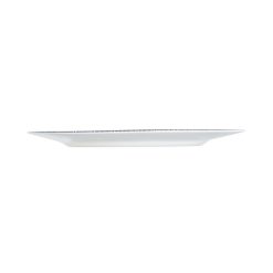 Assiettes | Luminarc Assiette Blanche Aile Noire 19 Cm Astre