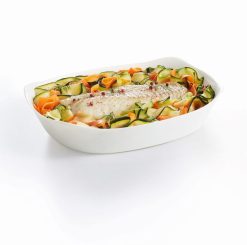 Plats A Four | Luminarc Plat De Cuisson Blanc 30 X 22 Cm Smart Cuisine Carine