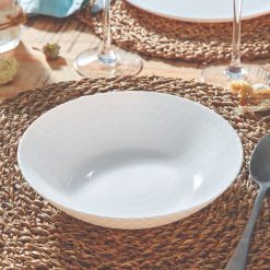 Assiettes | Luminarc Assiette Creuse Blanche 20 Cm Pampille