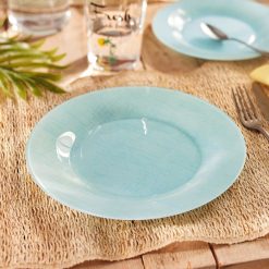 Assiettes | Luminarc Assiette Plate Turquoise 25 Cm Poppy