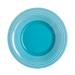 Assiettes | Luminarc Assiette Creuse Bleue 21,5 Cm Factory