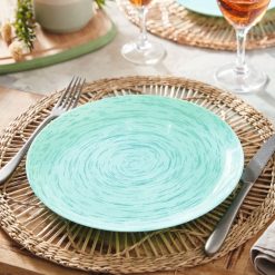 Assiettes | Luminarc Assiette Plate Turquoise 25 Cm Stratis