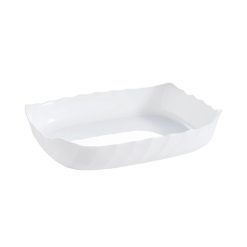 Plats A Four | Luminarc Plat De Cuisson Blanc 29 X 23 Cm Smart Cuisine Trianon